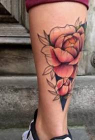 18 groups of beautiful European and American color tattoo works