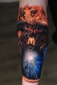 9 Zhang Fantasy realistic color 3d tattoo pictures