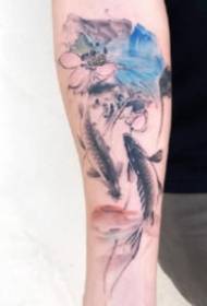 freehand yar yar oo cusub oo sawirada tattoo cirro madow