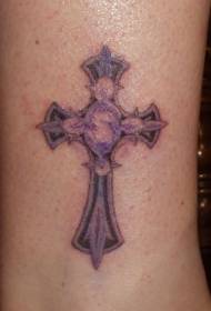 purple cross pattern tattoo pattern