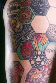 Geometric Tattoo Patterns with a variety of geometric tattoo designs