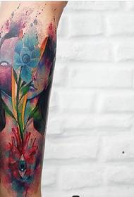 diversos dissenys de tatuatges de tòtem en aquarel·la són molt brillants