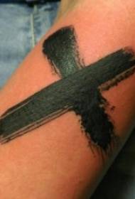 Križ Tattoo Vzorec 10 Vzrejni slog Križni Tattoo vzorci