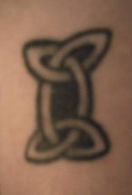 Black Celtic Tattoo Pattern