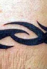 Племінний браслет простий татемний візерунок татуювання