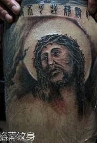 Jesus Tattoo Pattern
