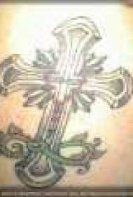 Christian Cross Black Tattoo Model