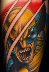 Kahraman Dövme Desen Erkekler Gibi X-Men Serisi Wolverine Dövme Desen