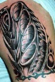 Corak Tattoo Totem Personaliti Hitam