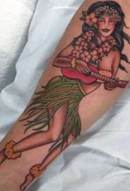Tatuaggio Tradizionale Varietà di linee semplici Disegni di tatuaggi tradizionali dipinti a tatuaggio