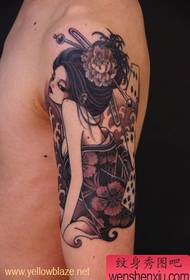 he hoia Hapani ataahua geisha tattoo tauira