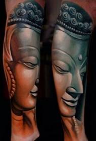 Izikhali Zomfana ku-Black Grey Sketch Sting Amathiphu we-Creative Maitreya tattoo Photo