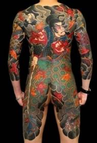 raznolike crte skice kreativne klasične japanske tradicionalne totemske tetovaže uzorak