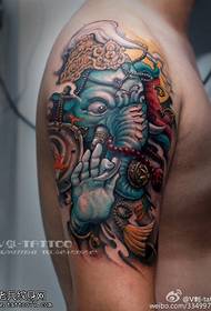 shoulder auspicious wish god tattoo pattern 158373-classic lucky auspicious elephant god tattoo pattern