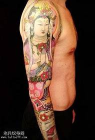 mkono Guanyin Buddha muundo wa tattoo
