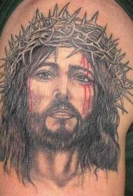 Jėzaus ašaros ašaros tatuiruotės piešinys