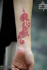 Arm Beautiful Indian Style Totem Tattoo Pattern