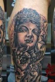 Leg Guanyin Buddha -tatuointikuvio
