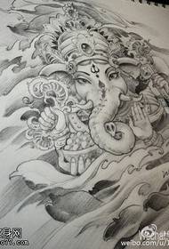 uzorak tetovaža slonova dominiranog oblaka