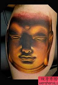 მკლავი Buddha Image Buddha Head Tattoo Model