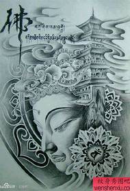 un classicu pupulare di u manuscrittu di u tatuu di Buddha