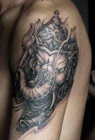 Exemplum religionis tattoo: Armate, inquit, Dei, velut religione Exemplum tattoo