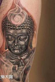 Leg Buddha Tattoo Pattern