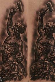 arm realistic Jesus tattoo pattern