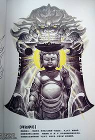 a Buddha tattoo pattern