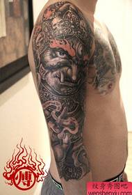 arms cool super horse's horse head Ming tattoo pattern