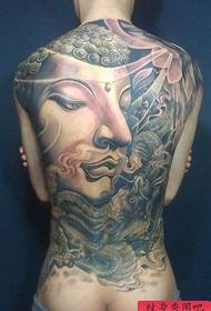 мальчики назад супер круто полный рисунок спины татуировки Будды