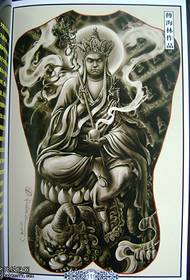puni leđa tibetanskog kralja uzorak tetovaža