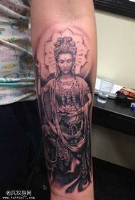 Sumbayan sa Itom nga Grey Guanyin Tattoo