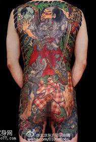 Japonský štýl klasické tetovanie vzor