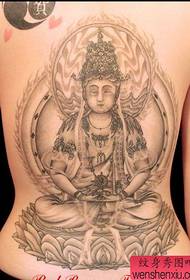 Tattoo 520 Gallery: Full Back Buddha Tattoo Pattern Picture