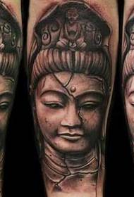 lengan Guanyin Tattoo Pattern