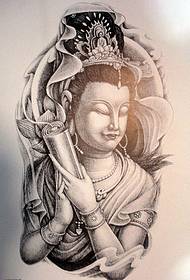 Tattoo show picture for everyone a traditional Guanyin tattoo pattern