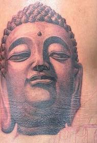 tus dawb huv Buddha tattoo txawv tus qauv duab