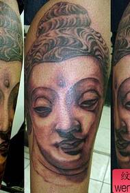 Buddha tattoo pattern: leg Buddha Tattoo pattern picture
