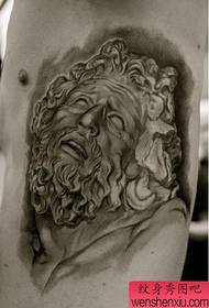 Patrón de tatuaje de Jesús: Cintura Patrón de tatuaje de Jesús Imagen del tatuaje