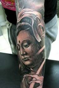 Padrão de tatuagem de mão Guanyin