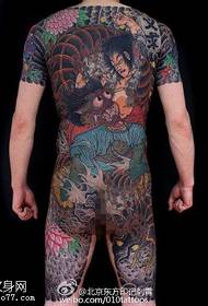 Ιαπωνικό στυλ κλασικό σχέδιο τατουάζ δράκος τοτέμ