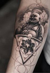 Wzór tatuażu na ramię Buddy