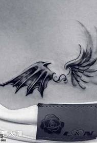 Waist Wings Tattoo Patroon