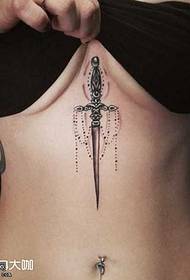 Chest dagger tattoo dongosolo