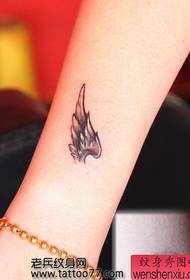 красивый маленький крылья татуировка татуировки 159928 - красота стороны талии крылья татуировка картины