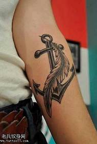 Mtundu wa anchor tattoo