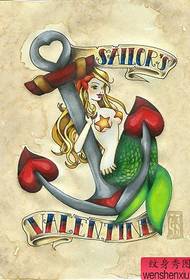Tattoo show, recommend a personalized anchor tattoo pattern