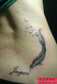 Runako muchiuno minhenga uye seagull tattoo maitiro
