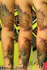 arm popular beautiful wings tattoo pattern